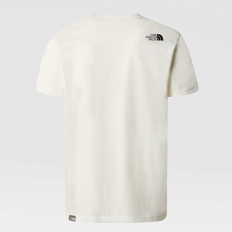 The North Face Graphic T-Shirt Gardenia White | EFKWQI-163