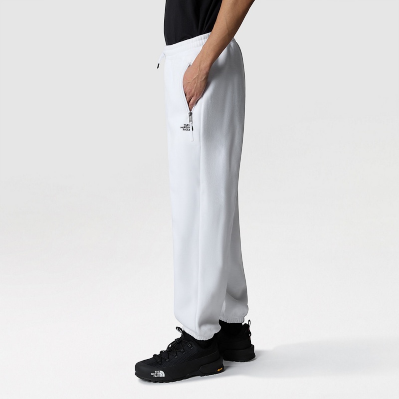 The North Face Heavyweight Relaxed Fit Sweat Pants Tnf White - Tnf Black | QKASMX-892