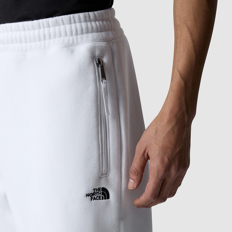 The North Face Heavyweight Relaxed Fit Sweat Pants Tnf White - Tnf Black | QKASMX-892