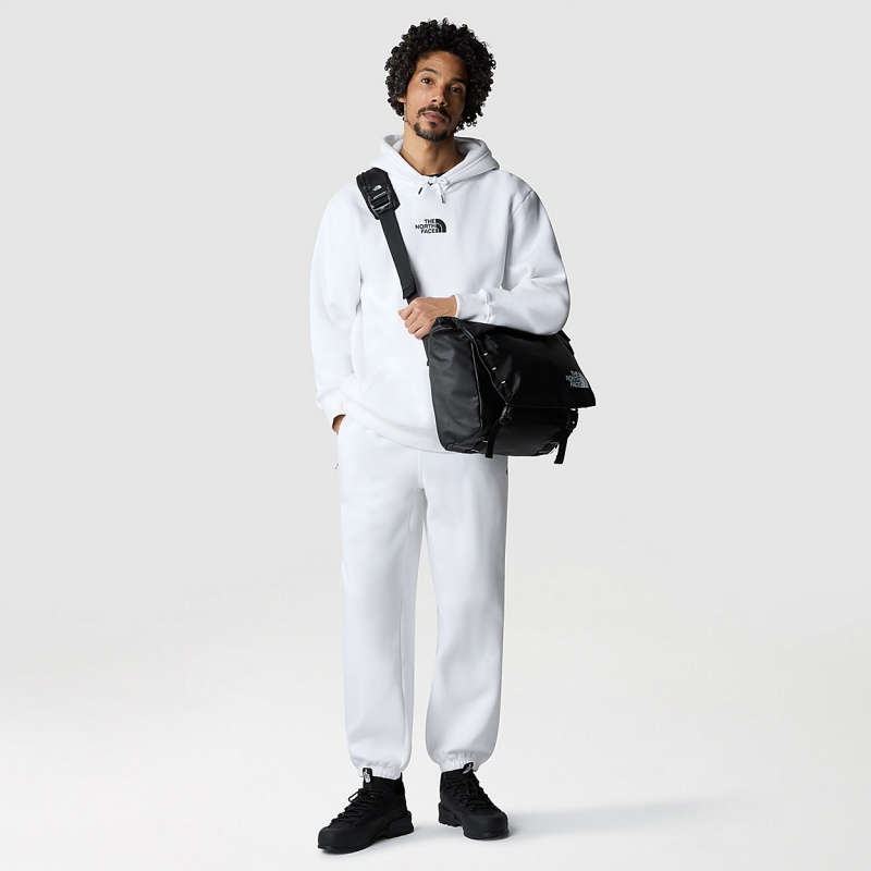 The North Face Heavyweight Relaxed Fit Sweat Pants Tnf White - Tnf Black | QKASMX-892