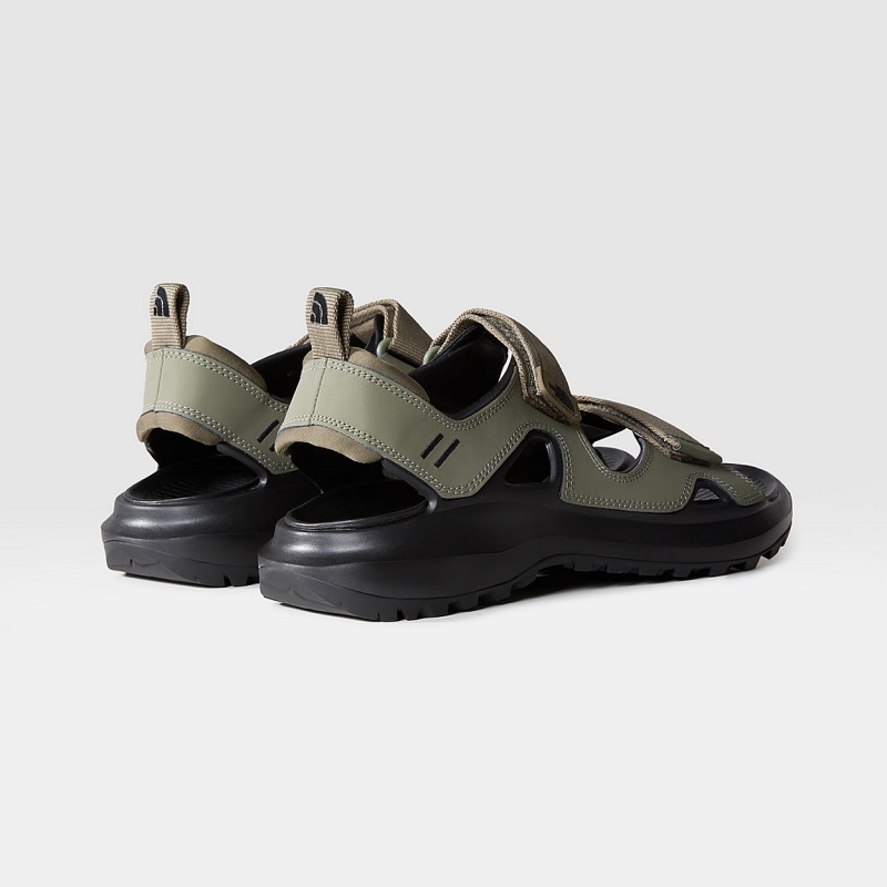 The North Face Hedgehog III Sandals Burnt Olive Green - Tnf Black | BPOJNV-634