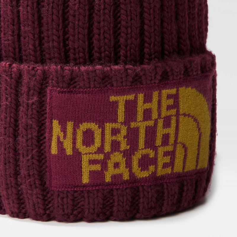 The North Face Heritage Ski Tuke Beanie Boysenberry - Sulphur Moss | BFTJSO-029