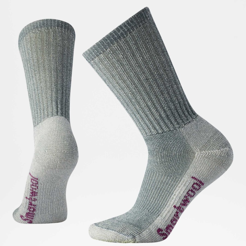 The North Face Hike Light Crew Socks Heather Grey | IMVEOP-639