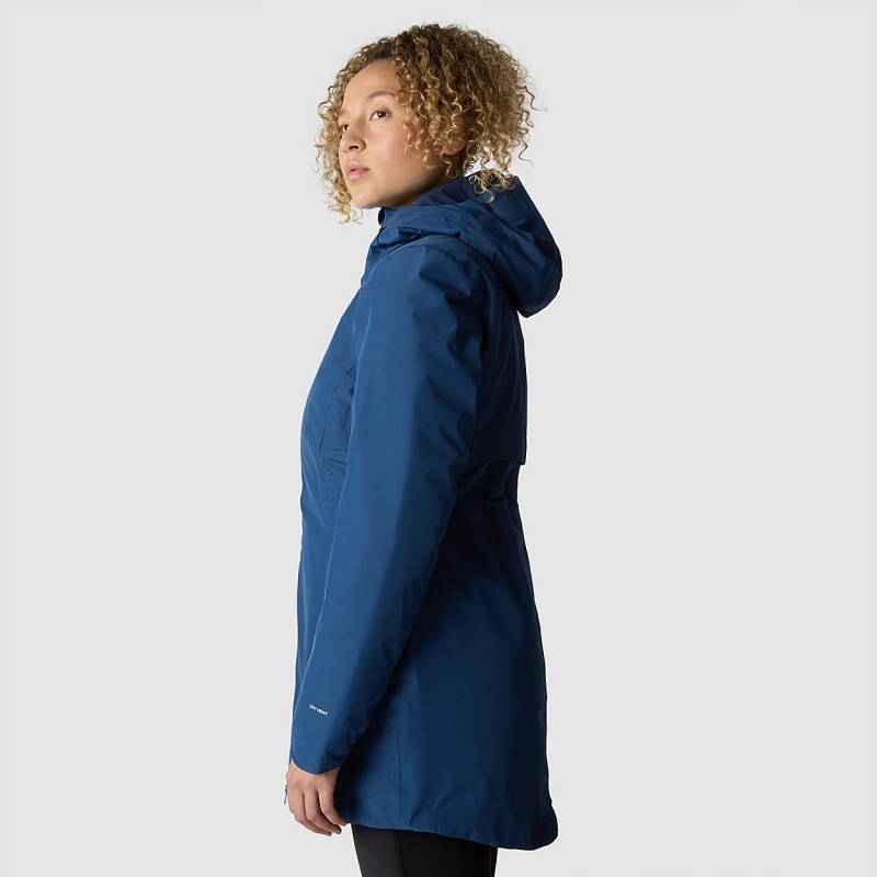 The North Face Hikesteller Insulated Parka Shady Blue - Summit Navy | XJOWKL-710