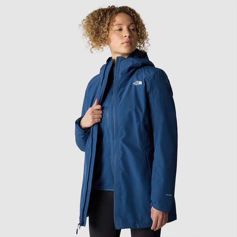 The North Face Hikesteller Insulated Parka Shady Blue - Summit Navy | XJOWKL-710