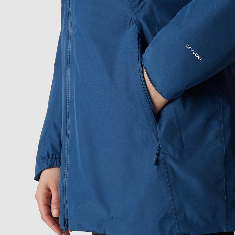 The North Face Hikesteller Insulated Parka Shady Blue - Summit Navy | XJOWKL-710