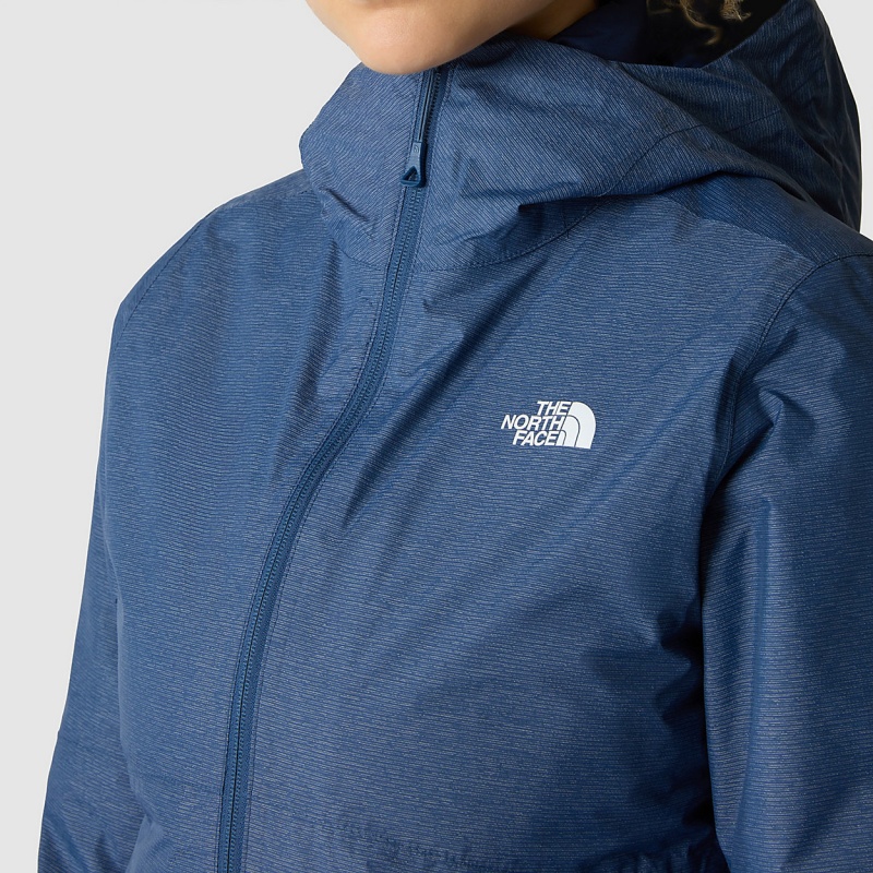 The North Face Hikesteller Triclimate Jacket Shady Blue White Heather - Summit Navy | OXEUCR-763