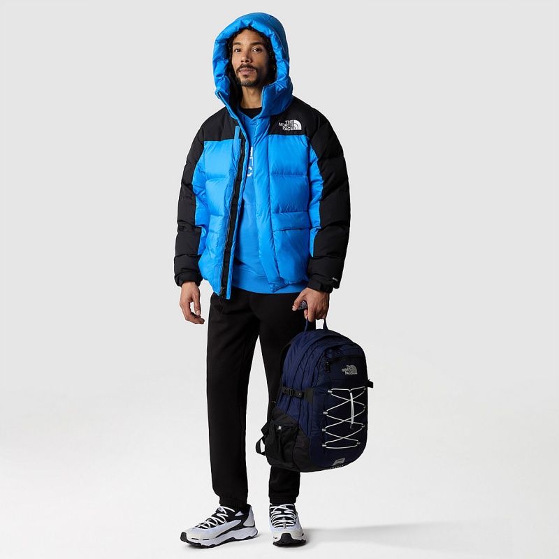 The North Face Himalayan Down Parka Super Sonic Blue - Tnf Black | YPJCHK-640