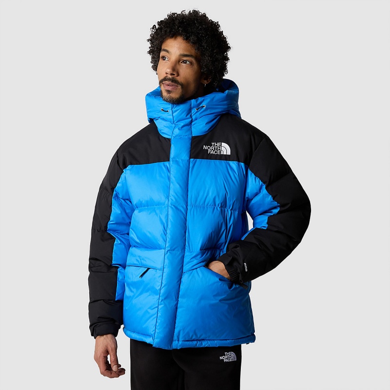 The North Face Himalayan Down Parka Super Sonic Blue - Tnf Black | YPJCHK-640