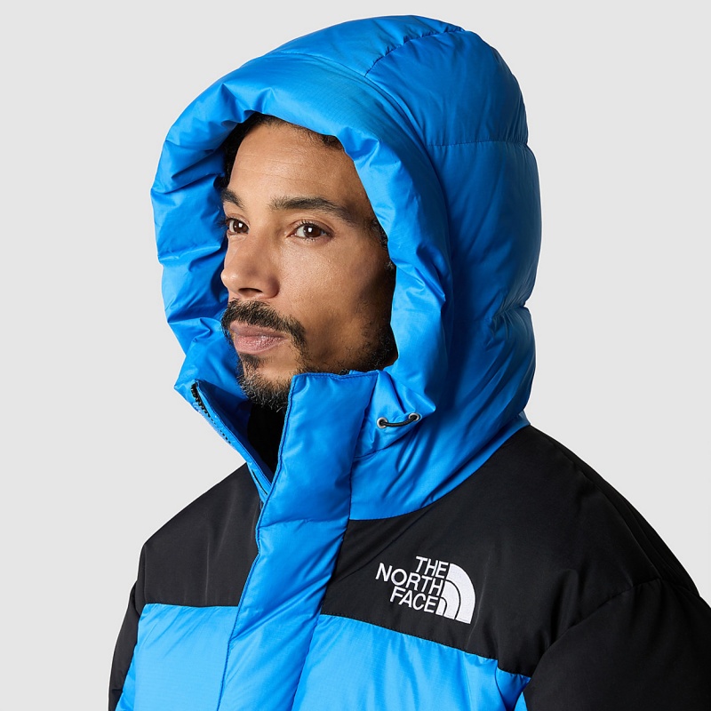 The North Face Himalayan Down Parka Super Sonic Blue - Tnf Black | YPJCHK-640