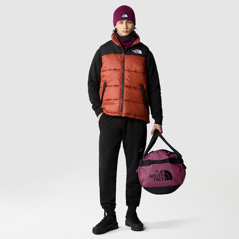 The North Face Himalayan Insulated Gilet Brandy Brown/Tnf Black | DLEHYS-198