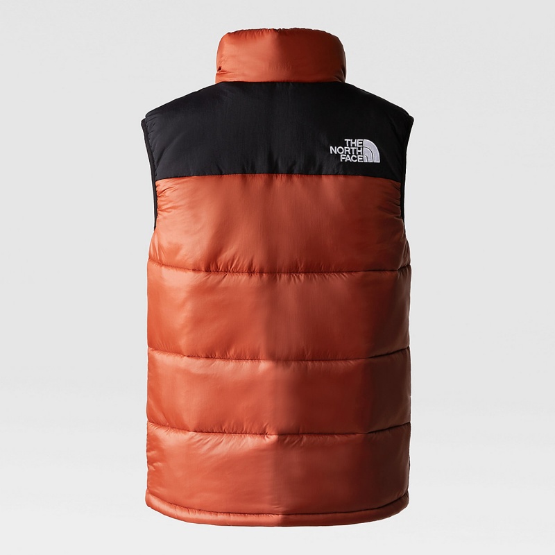 The North Face Himalayan Insulated Gilet Brandy Brown/Tnf Black | DLEHYS-198