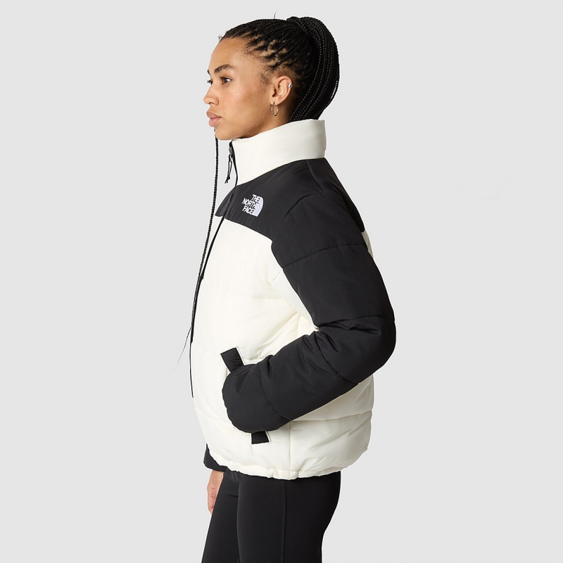 The North Face Himalayan Insulated Jacket Gardenia White | RKVYQF-408