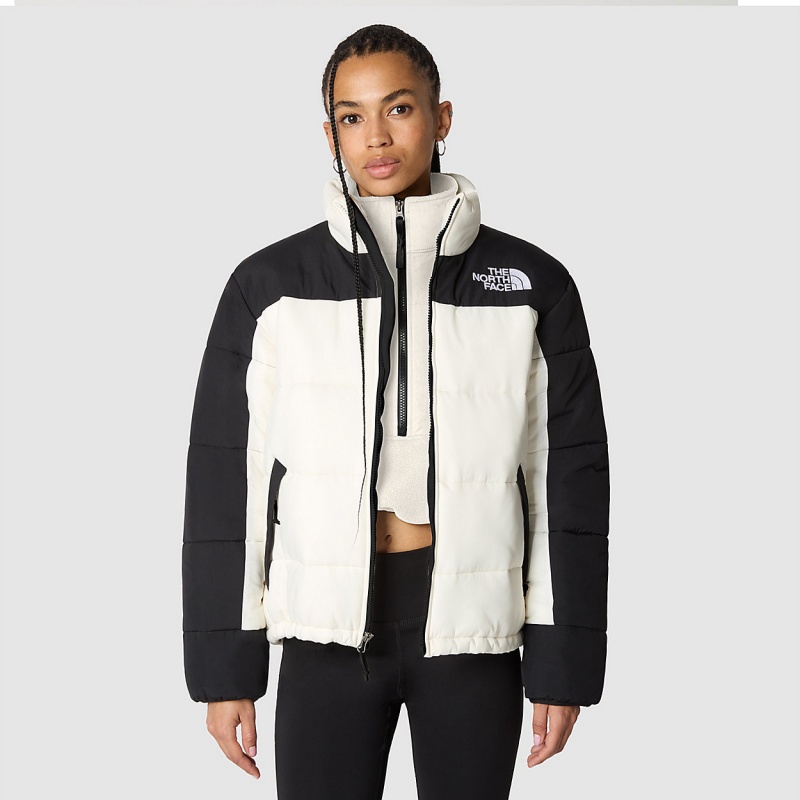 The North Face Himalayan Insulated Jacket Gardenia White | RKVYQF-408