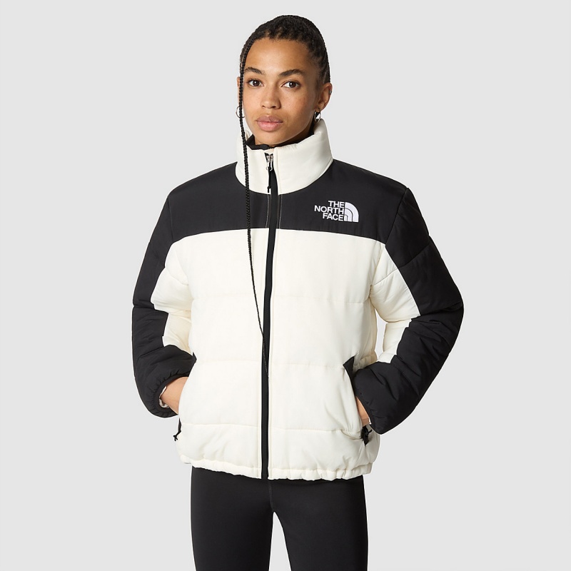 The North Face Himalayan Insulated Jacket Gardenia White | RKVYQF-408