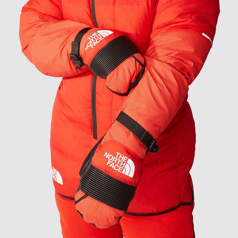 The North Face Himalayan Mittens Fiery Red | SGJKHD-138