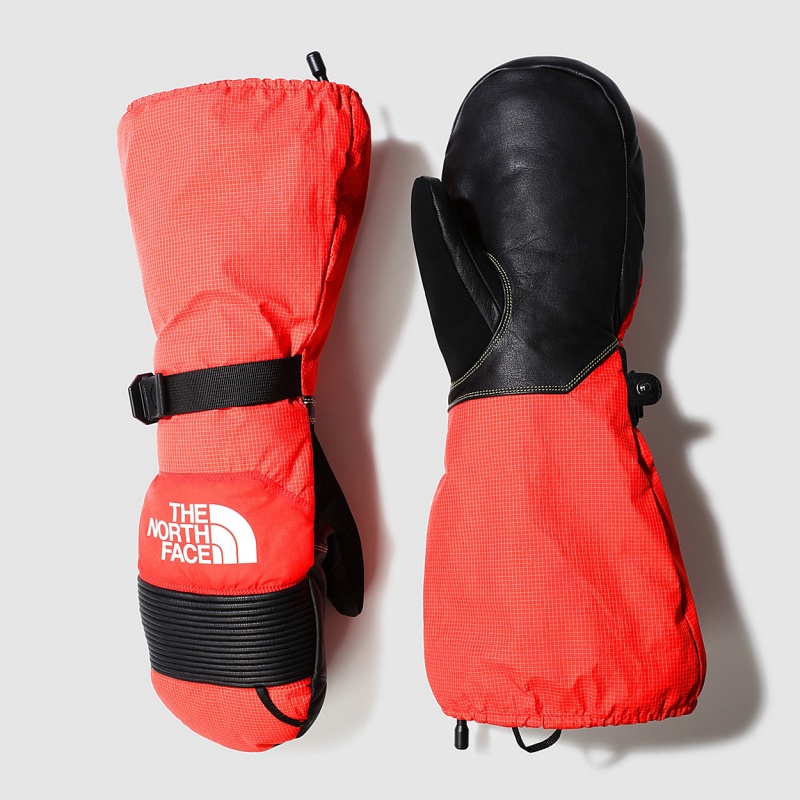 The North Face Himalayan Mittens Fiery Red | SGJKHD-138