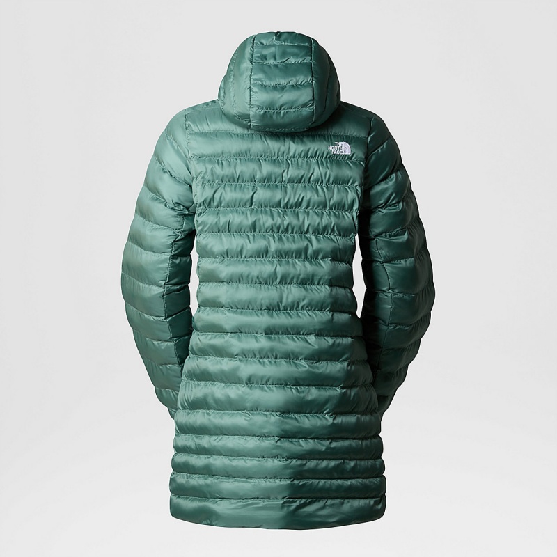 The North Face Huila Synthetic Insulation Parka Dark Sage - Pine Needle | ODBGAH-862