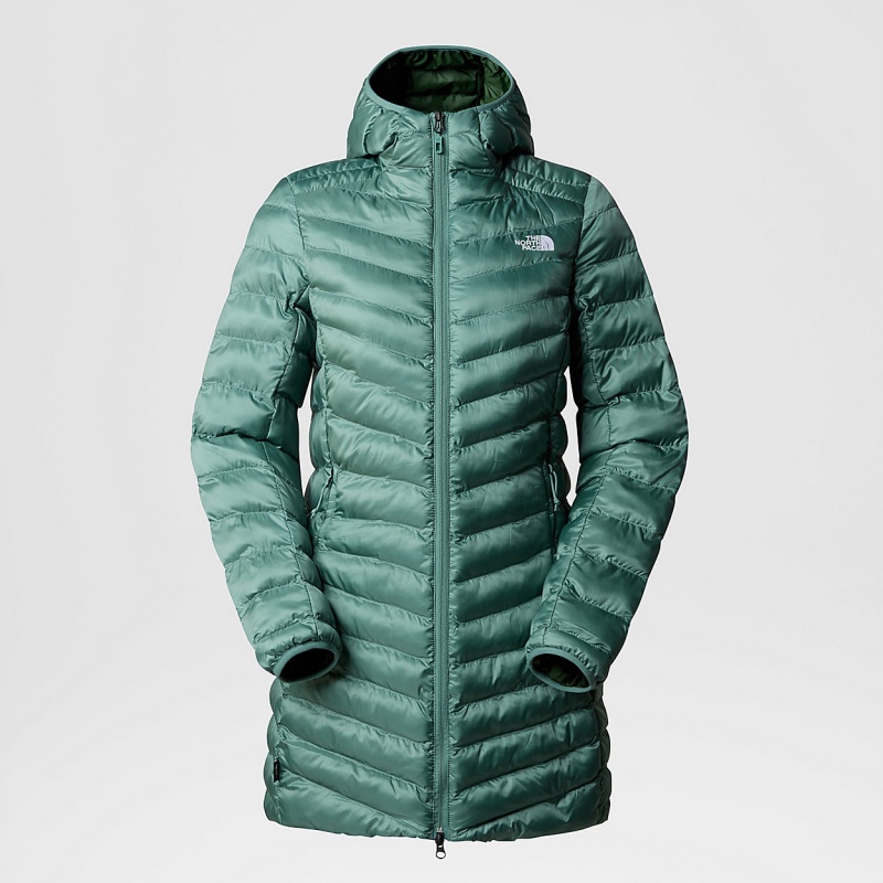 The North Face Huila Synthetic Insulation Parka Dark Sage - Pine Needle | ODBGAH-862