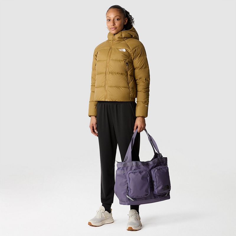 The North Face Hyalite Down Hooded Jacket British Khaki | PBRLZE-832