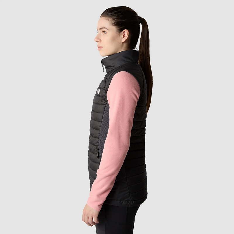 The North Face Hybrid Insulated Gilet Tnf Black - Asphalt Grey | NAZQRB-907