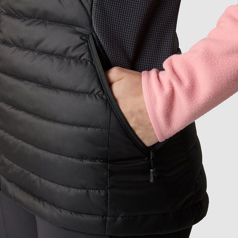 The North Face Hybrid Insulated Gilet Tnf Black - Asphalt Grey | NAZQRB-907