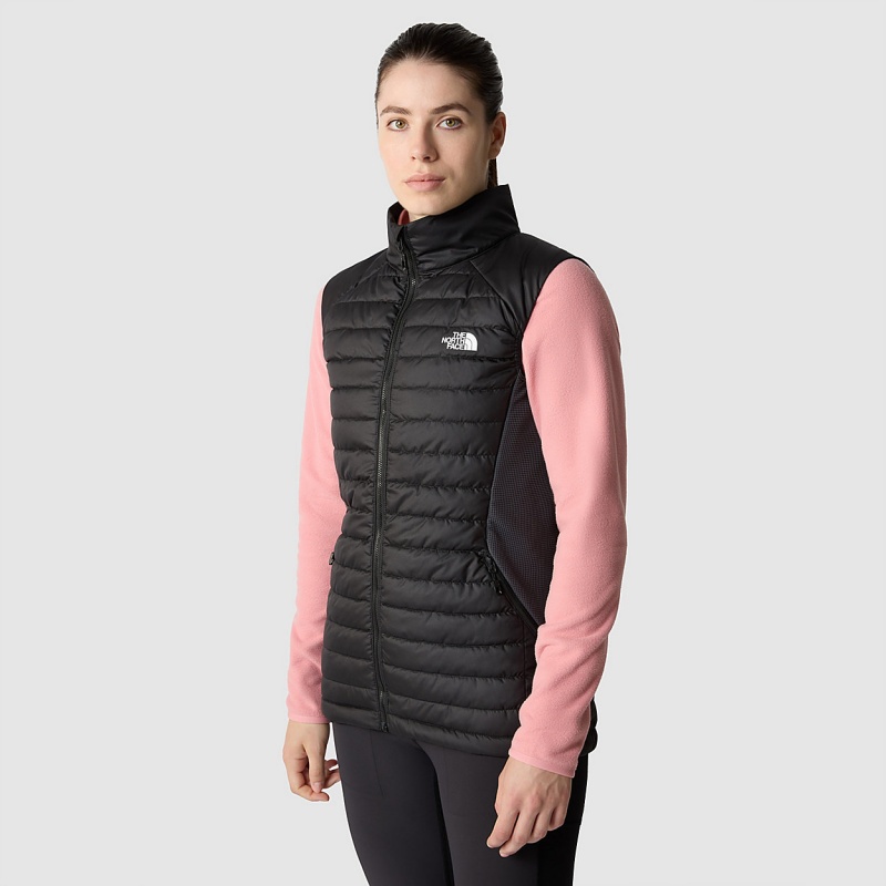 The North Face Hybrid Insulated Gilet Tnf Black - Asphalt Grey | NAZQRB-907