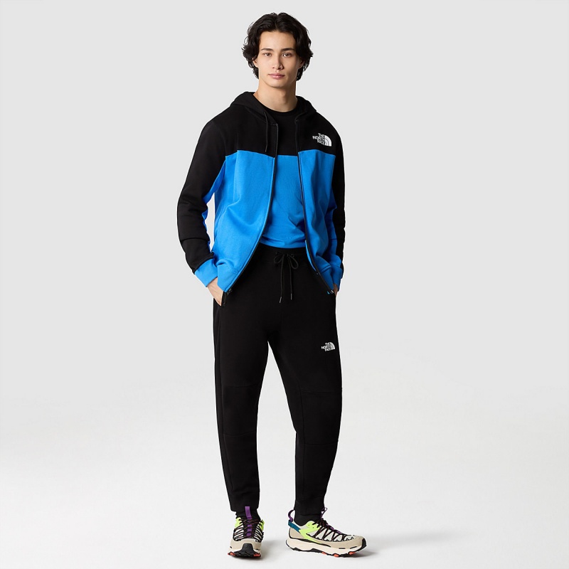 The North Face Icon Full-Zip Hoodie Super Sonic Blue | KHERZT-157