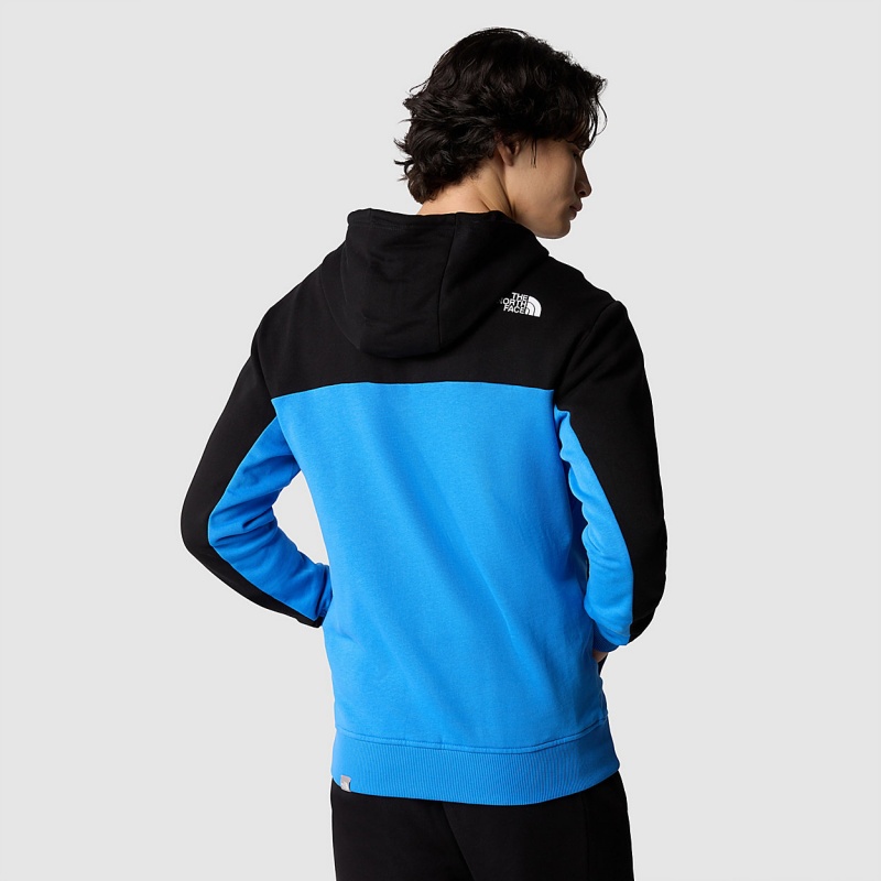 The North Face Icon Full-Zip Hoodie Super Sonic Blue | KHERZT-157