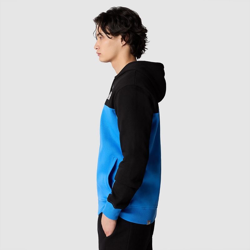 The North Face Icon Full-Zip Hoodie Super Sonic Blue | KHERZT-157