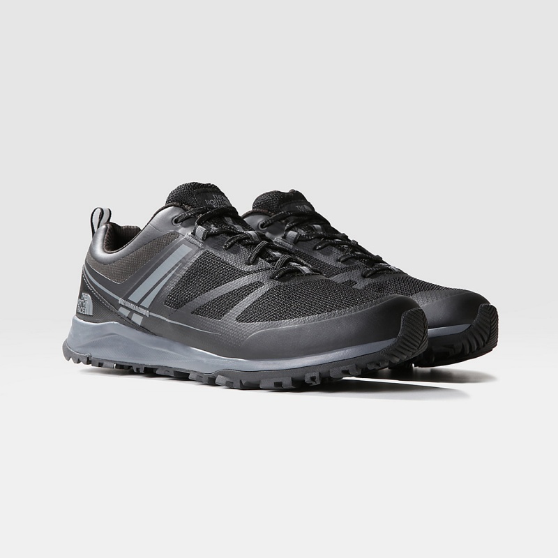 The North Face Litewave FUTURELIGHT™ Hiking Shoes Tnf Black - Zinc Grey | HUYCXL-658