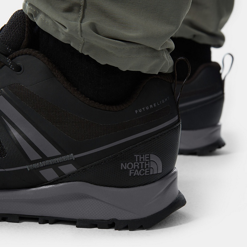 The North Face Litewave FUTURELIGHT™ Hiking Shoes Tnf Black - Zinc Grey | HUYCXL-658