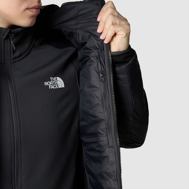 The North Face Macugnaga Hybrid Insulated Jacket Asphalt Grey - Tnf Black | PJFKAC-467