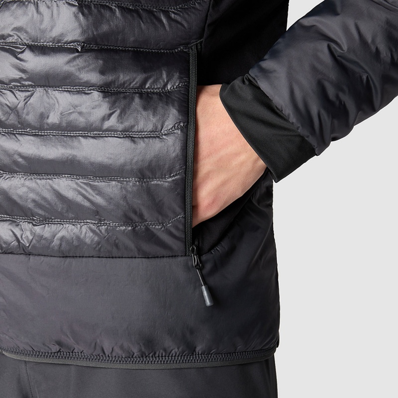 The North Face Macugnaga Hybrid Insulated Jacket Asphalt Grey - Tnf Black | XYKOCD-952