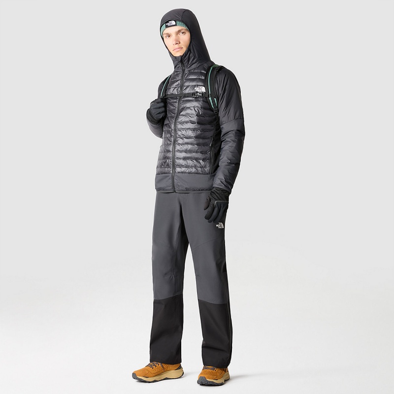 The North Face Macugnaga Hybrid Insulated Jacket Asphalt Grey - Tnf Black | XYKOCD-952