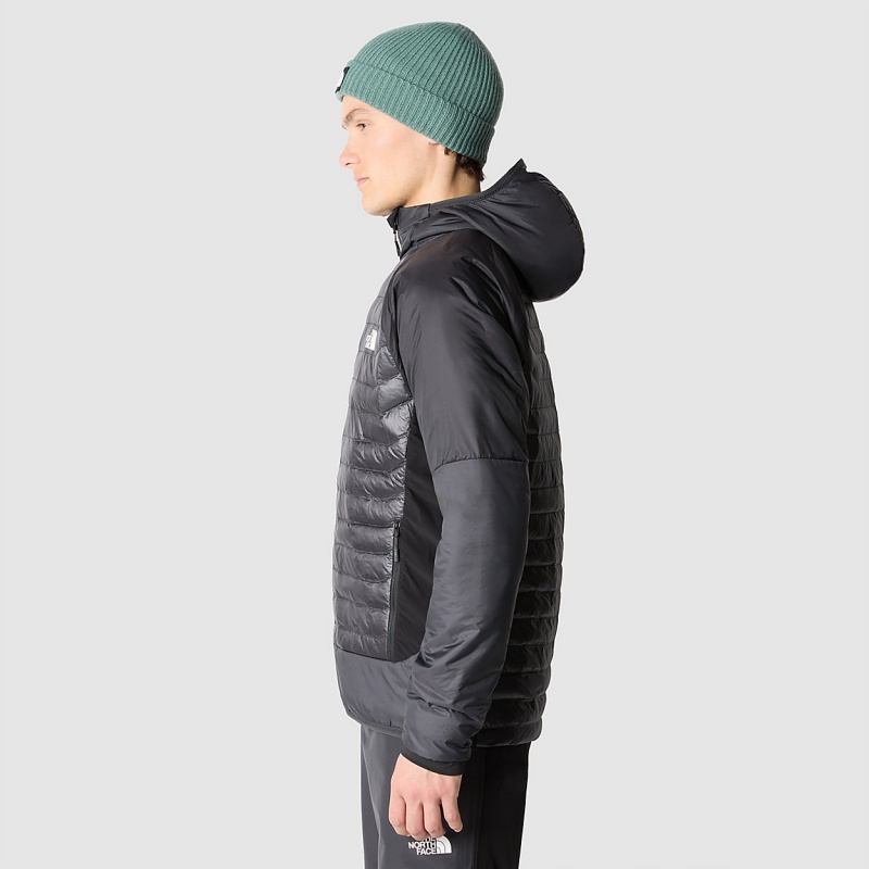 The North Face Macugnaga Hybrid Insulated Jacket Asphalt Grey - Tnf Black | XYKOCD-952