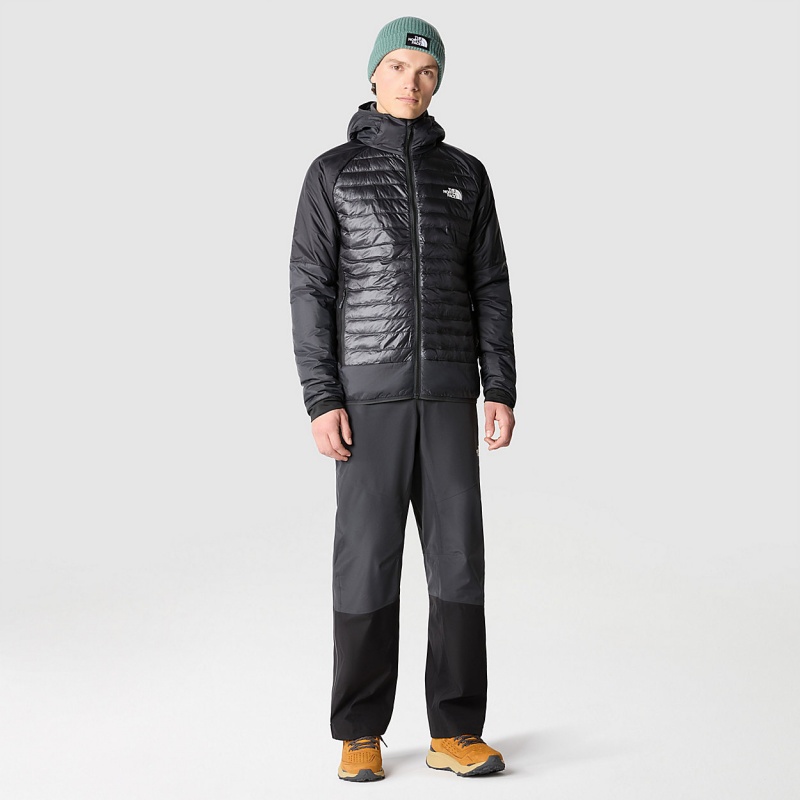 The North Face Macugnaga Hybrid Insulated Jacket Asphalt Grey - Tnf Black | XYKOCD-952