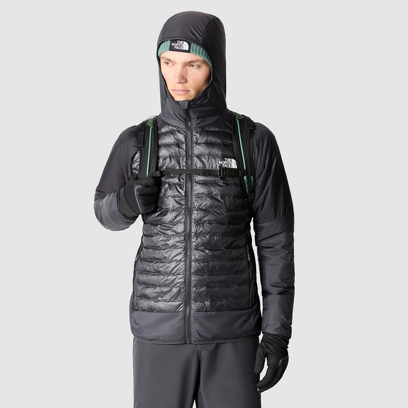 The North Face Macugnaga Hybrid Insulated Jacket Asphalt Grey - Tnf Black | XYKOCD-952