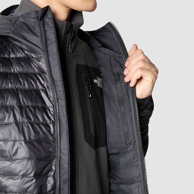 The North Face Macugnaga Hybrid Insulated Jacket Asphalt Grey - Tnf Black | XYKOCD-952