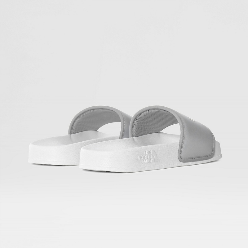 The North Face Metallic Base Camp Slides III Metallic Silver/Tnf White | IMGESF-043