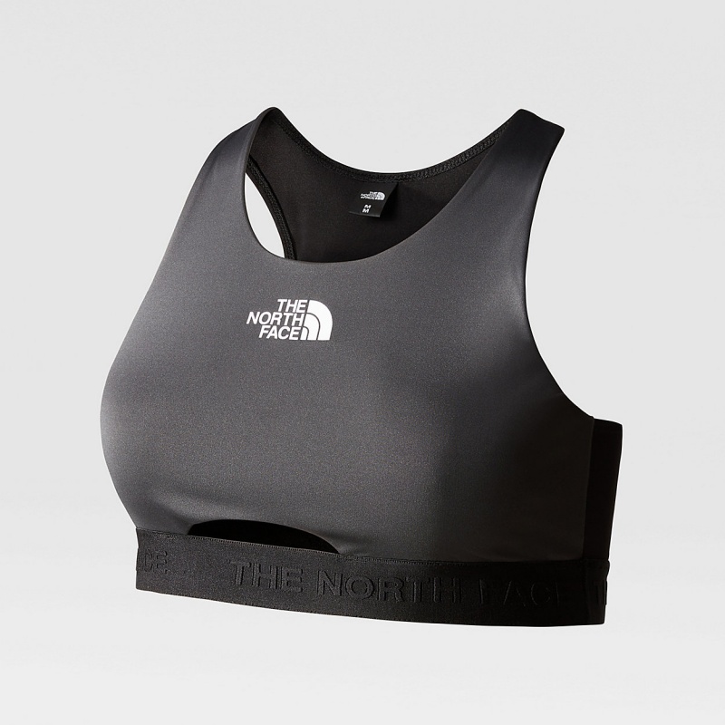 The North Face Mountain Athletics Bra Asphalt Grey - Tnf Black | BARKHI-321