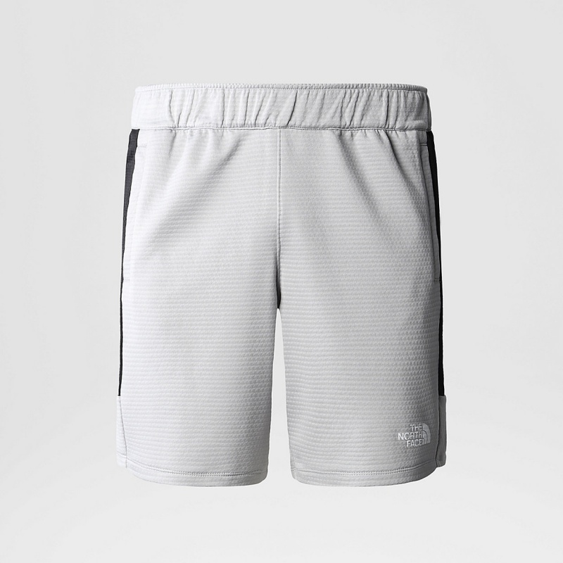 The North Face Mountain Athletics Fleece Shorts Meld Grey/Tnf Black | OWXZLU-892