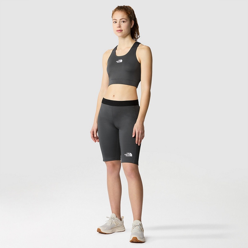 The North Face Mountain Athletics Tanklette Asphalt Grey - Tnf Black | PEZOHQ-862