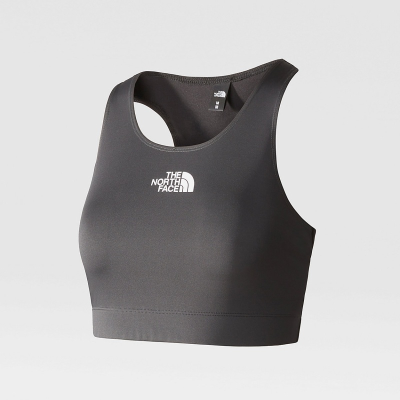 The North Face Mountain Athletics Tanklette Asphalt Grey - Tnf Black | PEZOHQ-862