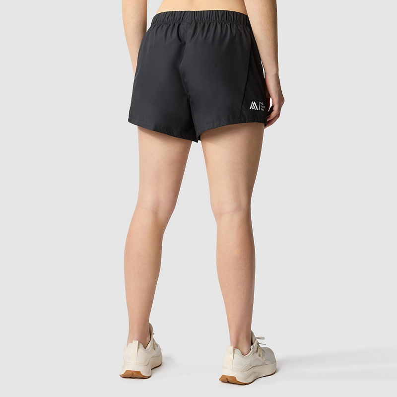 The North Face Mountain Athletics Woven Shorts Asphalt Grey - Tnf Black | MQWJGK-305