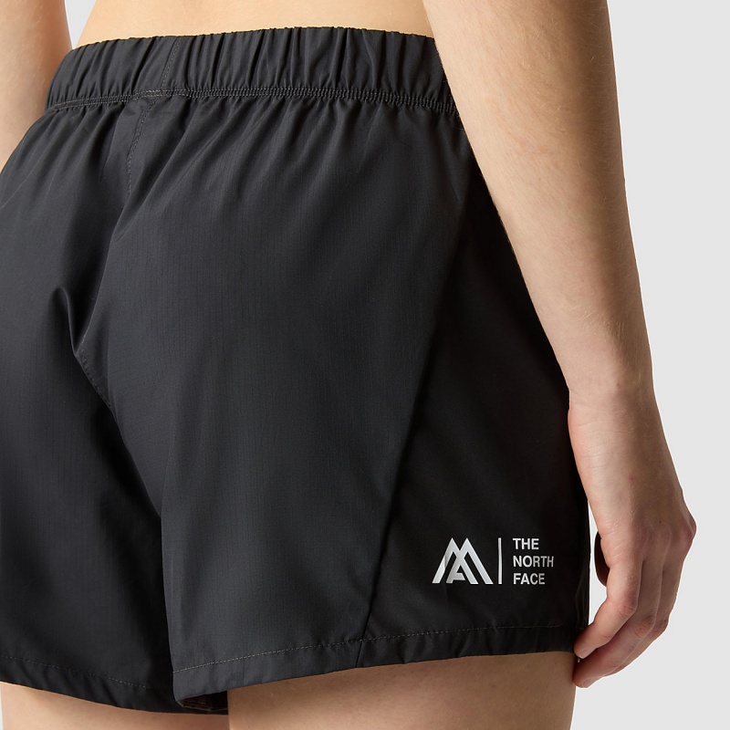 The North Face Mountain Athletics Woven Shorts Asphalt Grey - Tnf Black | MQWJGK-305