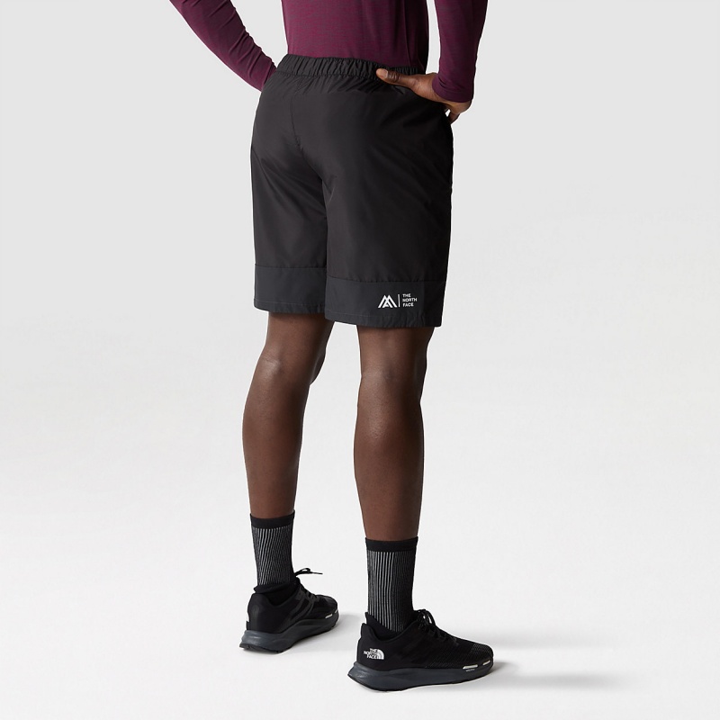 The North Face Mountain Athletics Woven Shorts Asphalt Grey - Tnf Black | TFROJP-891