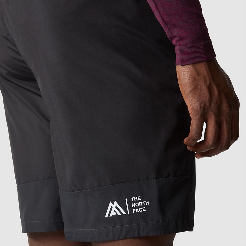 The North Face Mountain Athletics Woven Shorts Asphalt Grey - Tnf Black | TFROJP-891