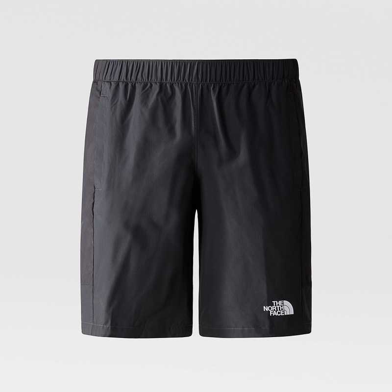 The North Face Mountain Athletics Woven Shorts Asphalt Grey - Tnf Black | TFROJP-891