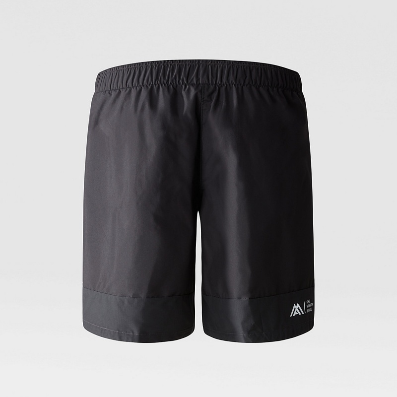 The North Face Mountain Athletics Woven Shorts Asphalt Grey - Tnf Black | TFROJP-891